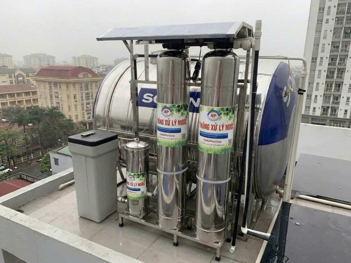 Hệ thống lọc nước đầu nguồn tại Quảng Bình