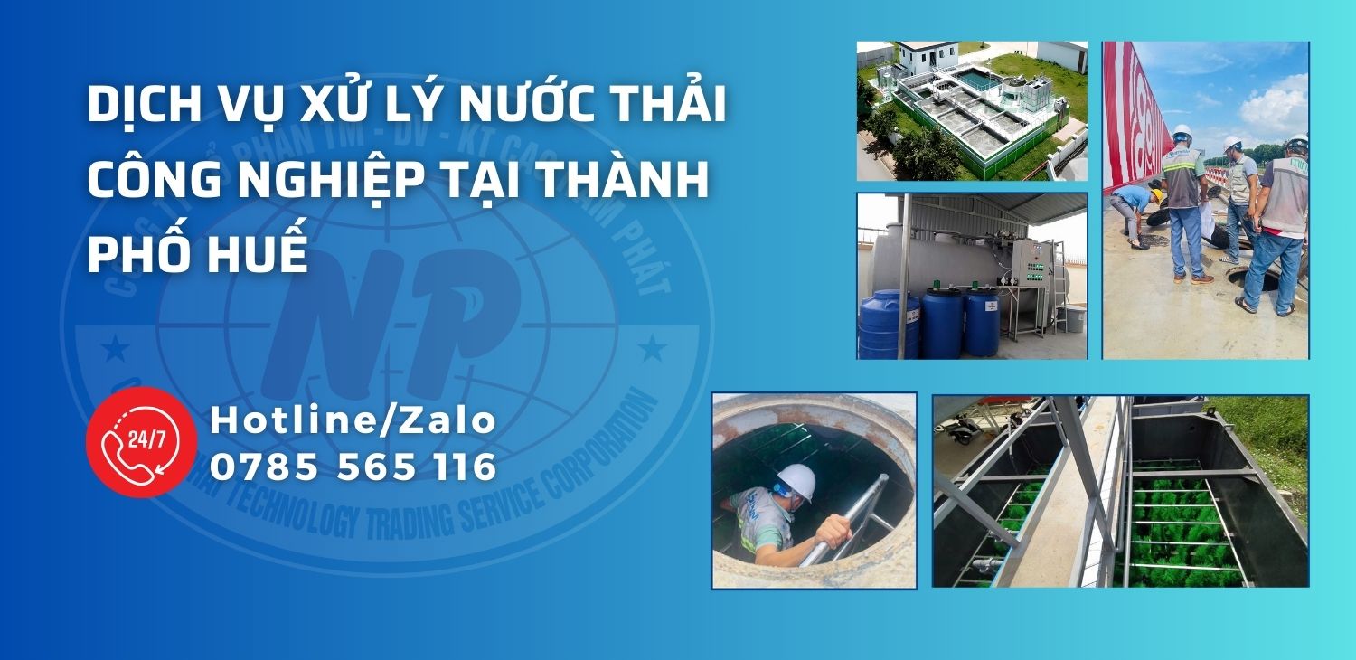 xử lý nước thải công nghiệp tại thành phố Huế