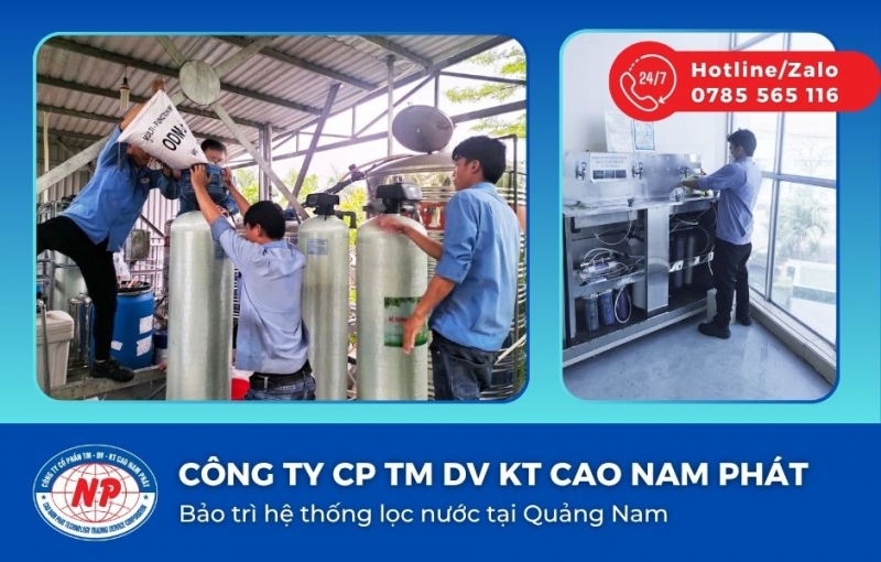 Bảo trì hệ thống lọc nước tại Quảng Nam