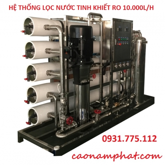 Dây chuyền lọc nước công nghiệp từ 200L/h đến 90.000 L/h