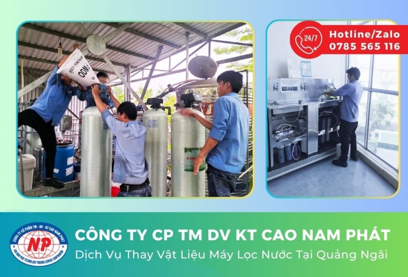 Dịch Vụ Thay Vật Liệu Máy Lọc Nước Tại Quảng Ngãi
