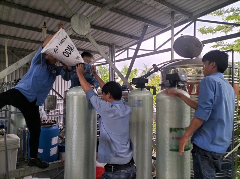 Hệ thống lọc nước RO ngành giặt là tại Huế