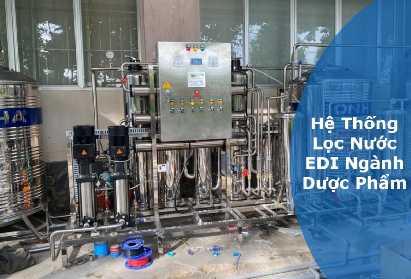 Hệ thống lọc nước RO sản xuất dược phẩm, mỹ phẩm tại Huế