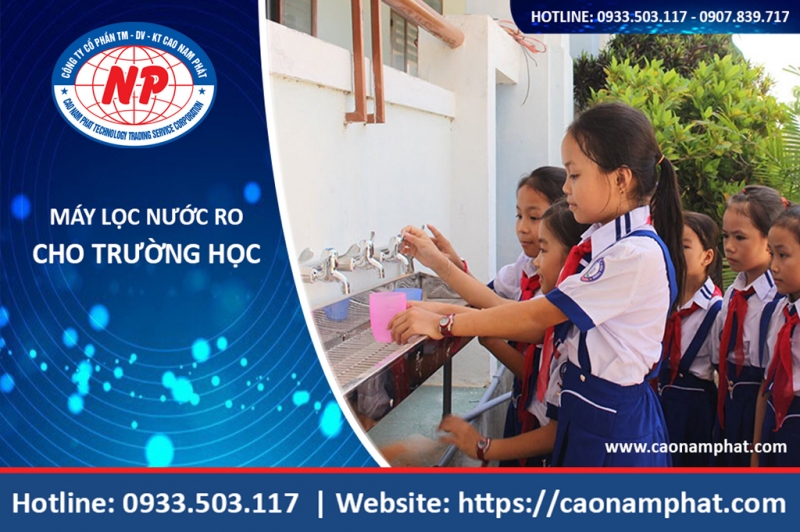 Hệ thống lọc nước, máy lọc nước tinh khiết cho trường học 