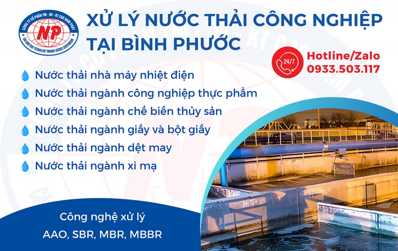 Hệ thống xử lý nước thải công nghiệp tại bình phước - Công Nghệ USA