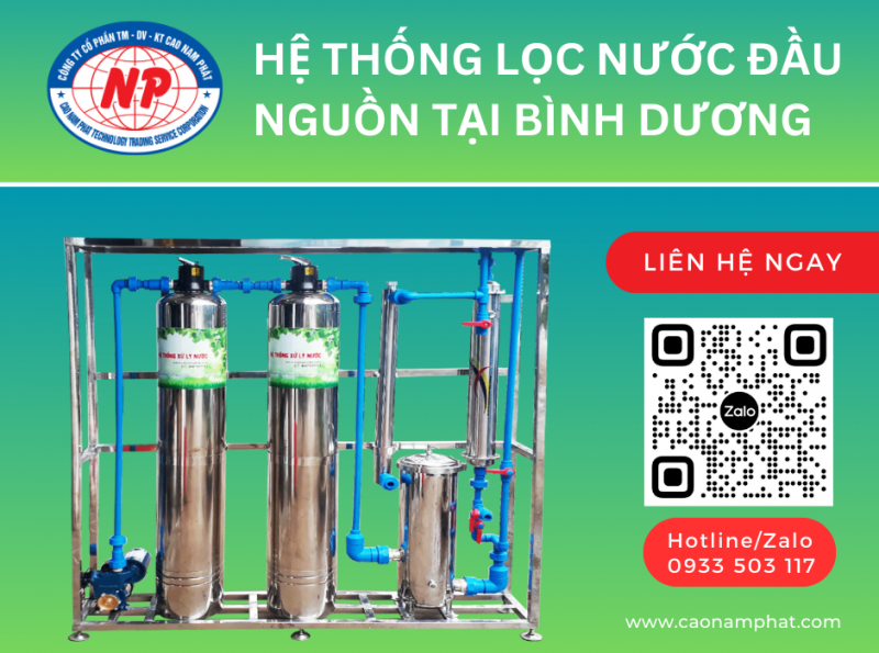 Lắp Đặt Hệ Thống Lọc Nước Đầu Nguồn tại Bình Dương