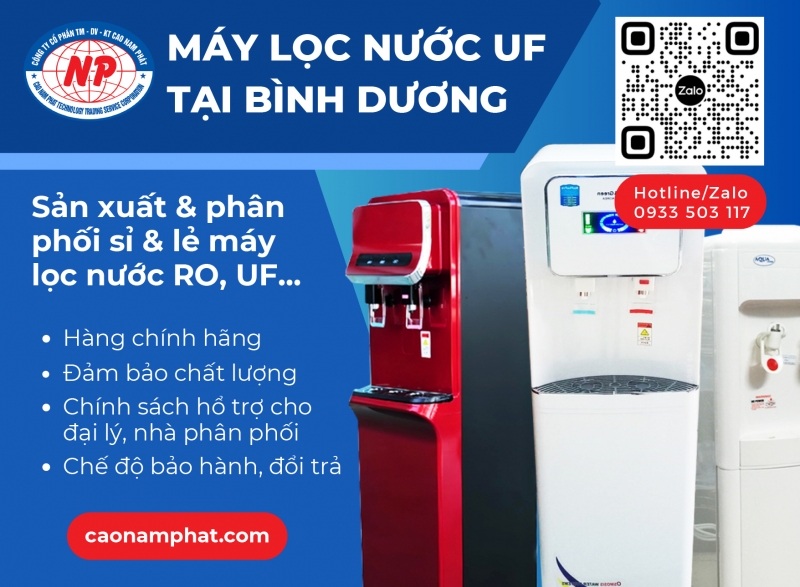 Máy Lọc Nước UF tại Bình Dương, TPHCM, Đồng Nai