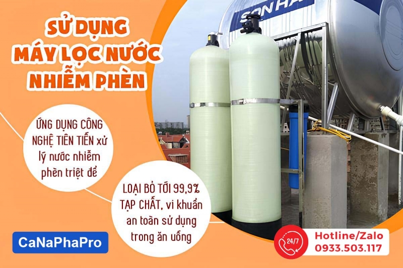 Xử Lý Nước Nhiễm Phèn, lọc nước sinh hoạt