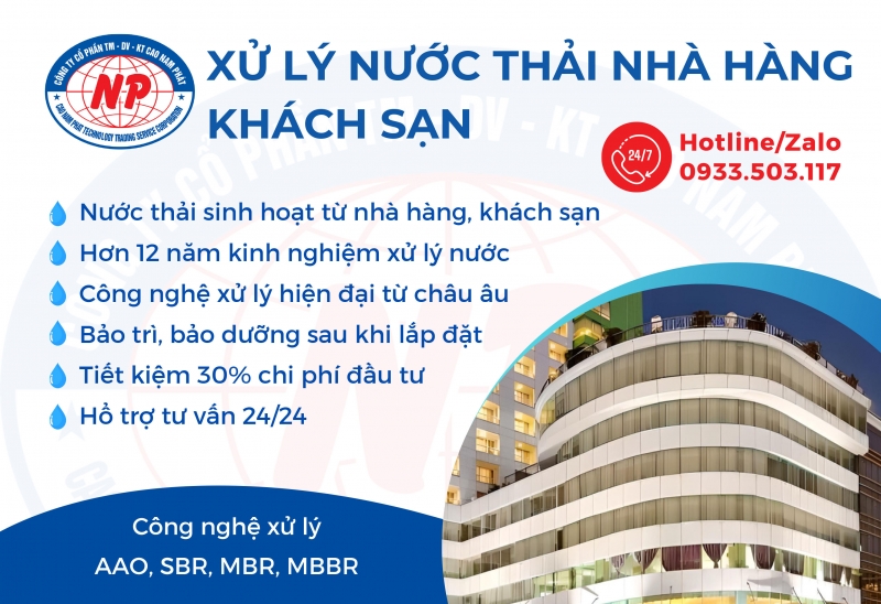 Xử lý nước thải nhà hàng ở Thủ Đức
