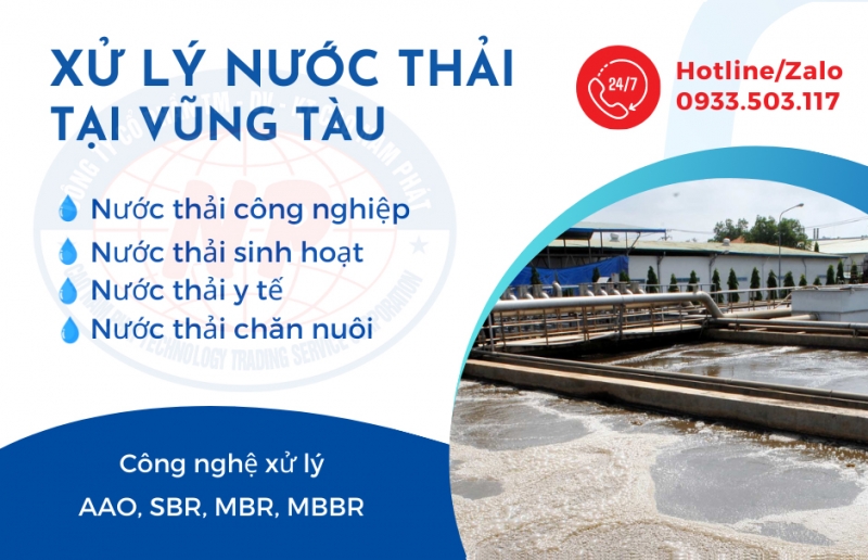 Xử lý nước thải tại Bà Rịa Vũng Tàu