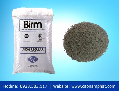 Hạt Birm Lọc Nước, Khử kim loại trong nước