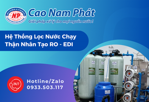 Hệ Thống Lọc Nước Chạy Thận Nhân Tạo đạt chuẩn BYT