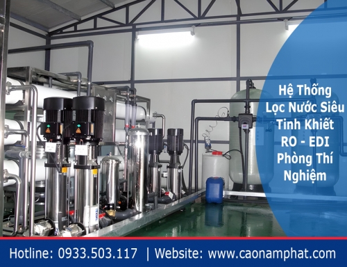 Hệ Thống Lọc Nước Siêu Tinh Khiết RO - EDI Phòng Thí Nghiệm