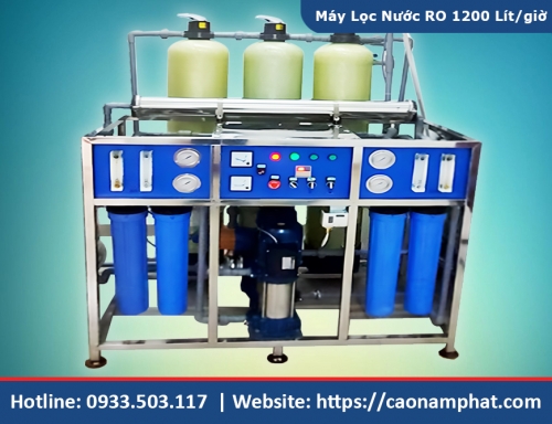 Máy lọc nước RO công nghiệp 1200 lít/giờ