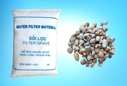 Sỏi lọc nước, sỏi đỡ các vật liệu lọc nước