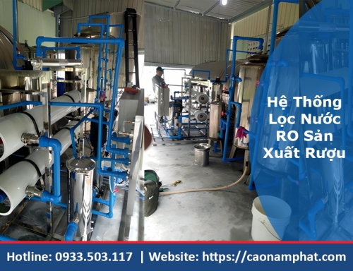 Hệ Thống Lọc Nước RO Sản Xuất Rượu